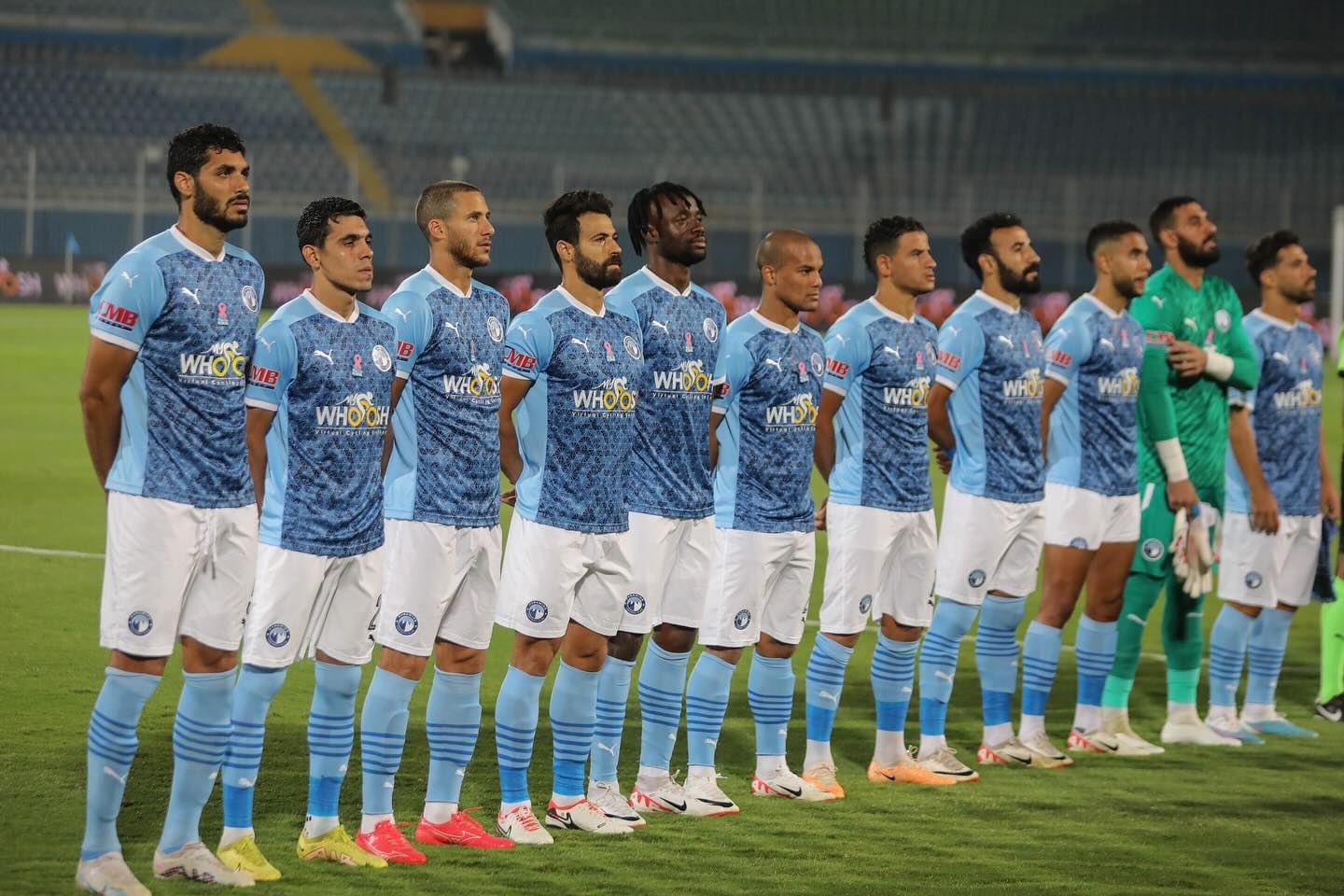 قائمة بيراميدز لمواجهة البنك الأهلي في الدوري المصري 