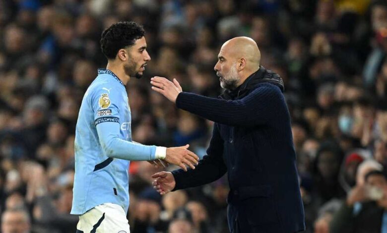 عمر مرموش - جوارديولا - مانشستر سيتي - الدوري الإنجليزي